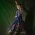 Navy Blue Color Beautiful digital print & Real mirror work Cotton Blend Lahenga Choli Set