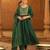 Women's Beautiful Embroidery Work Viscose Silk Fabric Flared Kurta Pant and Dupatta Set
