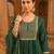 Women's Beautiful Embroidery Work Viscose Silk Fabric Flared Kurta Pant and Dupatta Set