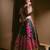 Dark Green Beautiful digital print & MIRROR With Gota Patta Cotton Lahenga Choli Set
