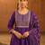Embroidery Viscose Silk Fabric Flared Kurta Pant and Dupatta Set