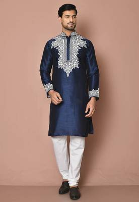 Bluesilk kurta churidar for men's 1