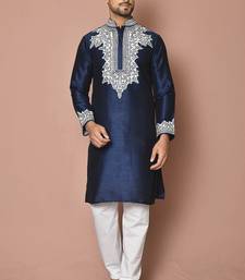 Bluesilk kurta churidar for men's
