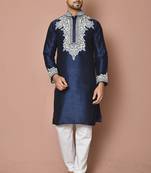 Bluesilk kurta churidar for men's