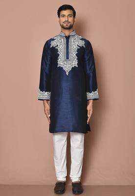 Bluesilk kurta churidar for men's 2