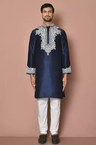 Bluesilk kurta churidar for men's
