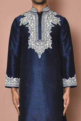 Bluesilk kurta churidar for men's 4