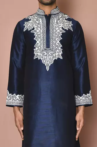 Bluesilk kurta churidar for men's