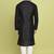 Black silk latest kurta pant for festive