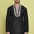 Pista green cotton kurta for men's