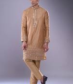 Chiku mirror embroidery kurta pant for men's