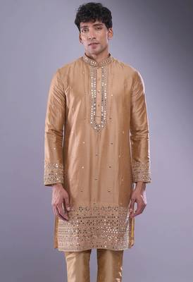 Chiku mirror embroidery kurta pant for men's 3
