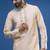 Cream silk kurta indian ethnic wear