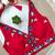 Red navratri kodi mirror work rayon silk blend blouse blouse