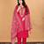 Women's Beautiful Embroidery Work Mul Chanderi Fabric Straight Kurta Pant and Dupatta Set