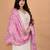 Embroidery Silk Fabric Straight Kurta Pant and Dupatta Set