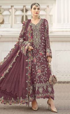 Oniun heavy zari work kurti suit set 1