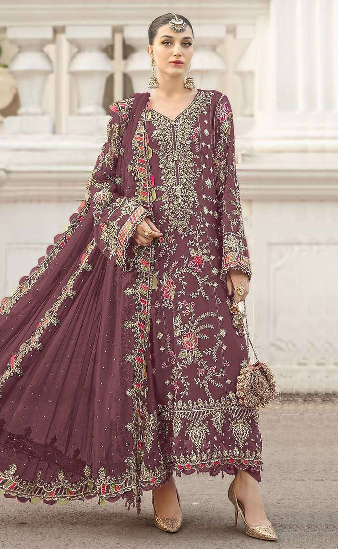 Oniun heavy zari work kurti suit set