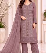 Elegant oniun fancy sequins embroidery dress material set
