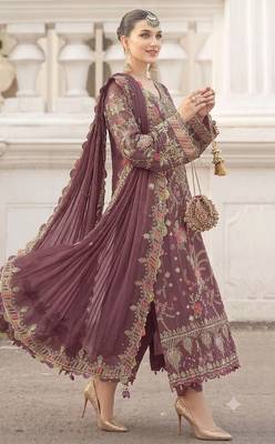 Oniun heavy zari work kurti suit set 3