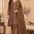 Mehendi heavy embroidery kurti set with scallop border dupatta | festive designer suit