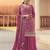 Pink heavy sequins & embroidery dress material with scalloped border dupatta