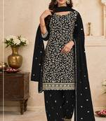 Festive wear unstitched suit with dupatta