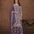 majestic lavender embroidered georgette sharara salwar suit