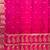 Rani pink semi silk banarasi  saree with floral zari & booti work