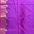 Purple semi silk banarasi  saree with floral zari & booti work