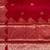 Red semi silk banarasi  saree with floral zari & booti work