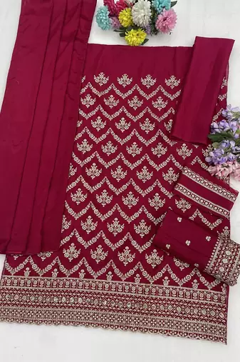 Pink embroidered strappy kurti sharara set