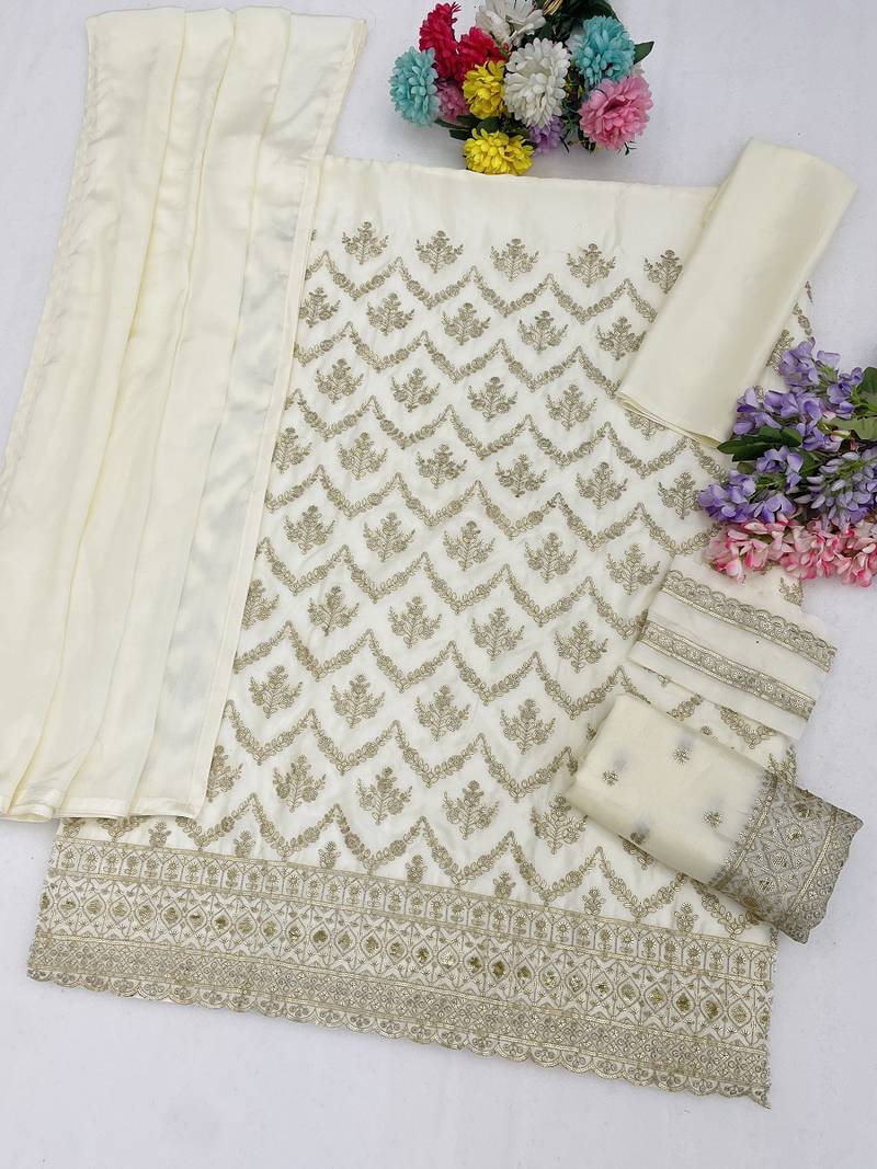 White embroidered strappy kurti sharara set