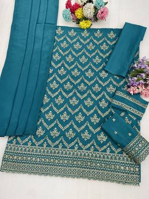 Teal embroidered strappy kurti sharara set 4