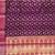 Purple cotton silk banarasi  saree with floral zari jaal work