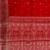 Red cotton silk banarasi  saree with  zari booti & tanchoi work