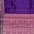 Purple cotton silk banarasi  saree with zari booti & tanchoi work