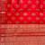 Red cotton silk banarasi  saree with pan boota zari  work