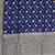 royal blue banarasi silk blend saree with floral zari rangkart work