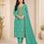 Women’s embroidered unstitched salwar suit dress material with dupatta