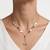 925 Sterling Silver Rose Gold Plated Layered Coin Adjustable Disc Y Necklace  Set for Women