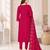 Women’s embroidered unstitched salwar suit dress material with dupatta