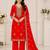 Women’s embroidered unstitched salwar suit dress material with dupatta