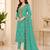 Women’s embroidered unstitched salwar suit dress material with dupatta