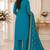 Women’s embroidered unstitched salwar suit dress material with dupatta