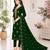 Women’s embroidered unstitched salwar suit dress material with dupatta