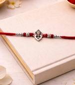designer ganesha rakhi with roli chawal & raksha bandhan