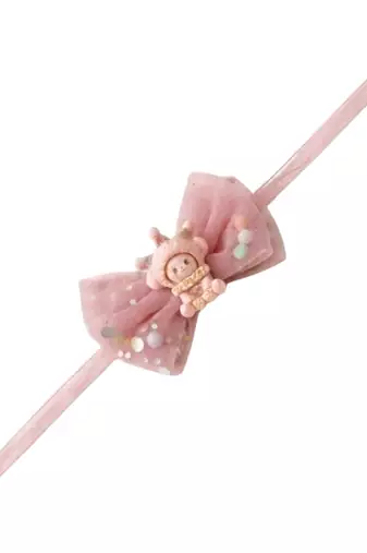 kids designer rakhi with roli chawal & raksha bandhan card for brother
