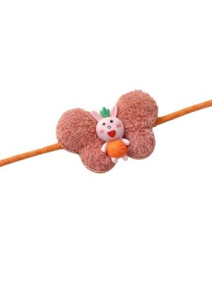 kids designer rakhi with roli chawal & raksha bandhan card for brother 3