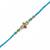 evil eye designer rakhi for brother with roli chawal & raksha bandhan card